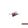 Audi Original S4 Volant Plaquette Embleme Logo Chrome Rouge - 8A0419685B