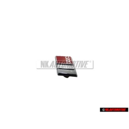 Audi Original S4 Volant Plaquette Embleme Logo Chrome Rouge - 8A0419685B