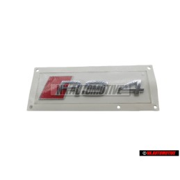 Audi Original RS4 Arrière Embleme Monogramme Logo Chrome Rouge - 8D9853740 2ZZ
