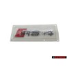 Audi Original RS4 Arrière Embleme Monogramme Logo Chrome Rouge - 8D9853740 2ZZ