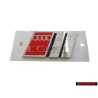 Audi Original S4 Arrière Embleme Monogramme Logo Chrome Rouge - 8D5853737G 2ZZ