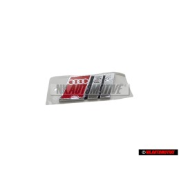 Audi Original S4 Arrière Embleme Monogramme Logo Chrome Rouge - 8D5853737G 2ZZ