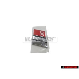 Audi Original S4 Arrière Embleme Monogramme Logo Chrome Rouge - 8D5853737G 2ZZ