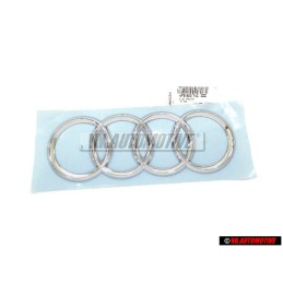 Audi Original Anneaux Arrière Embleme Logo Chrome - 4F9853742 2ZZ