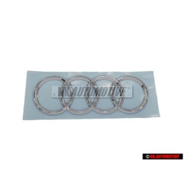 Audi Original Anneaux Arrière Embleme Logo Chrome - 4F9853742 2ZZ
