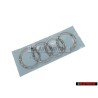 Audi Original Anneaux Arrière Embleme Logo Chrome - 4F9853742 2ZZ