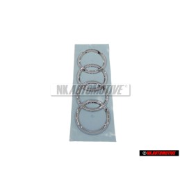 Audi Original Anneaux Arrière Embleme Logo Chrome - 4F9853742 2ZZ
