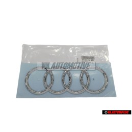 Audi Original Anneaux Arrière Embleme Logo Chrome - 4F9853742 2ZZ