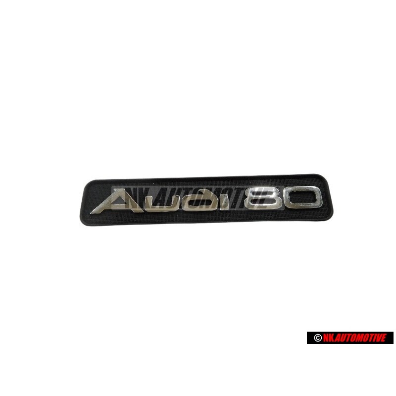 Audi Original AUDI 80 Bord Embleme Monogramme Logo Noir Chrome - 8A0853681D