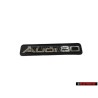 Audi Original AUDI 80 Bord Embleme Monogramme Logo Noir Chrome - 8A0853681D
