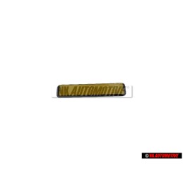 Audi Original AUDI 80 Bord Embleme Monogramme Logo Noir Chrome - 8A0853681D