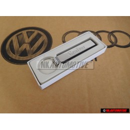 VW Original Porte-Code Argent/Noir - 000087010K YPN
