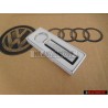 VW Original Porte-Code Argent/Noir - 000087010K YPN