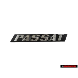 VW Original PASSAT Arrière Embleme Monogramme Logo Argent Brossé - 321853687C