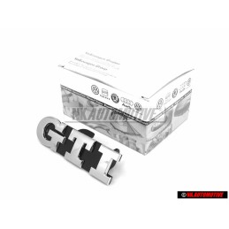 VW Original GTI Avant Embleme Monogramme Logo Chrome - 6C0853948D FOD