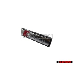 Audi Original S-LINE Avant Embleme Monogramme Logo Chrome Rouge - 4F0853736A 2ZZ