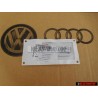 Audi Original S8 Arrière Embleme Monogramme Logo Chrome Rouge - 4D0853735A 2ZZ