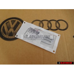 Audi Original S8 Arrière Embleme Monogramme Logo Chrome Rouge - 4D0853735A 2ZZ