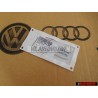Audi Original S8 Arrière Embleme Monogramme Logo Chrome Rouge - 4D0853735A 2ZZ