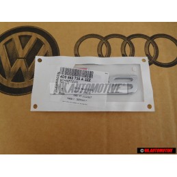 Audi Original S8 Arrière Embleme Monogramme Logo Chrome Rouge - 4D0853735A 2ZZ