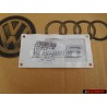 Audi Original S8 Arrière Embleme Monogramme Logo Chrome Rouge - 4D0853735A 2ZZ
