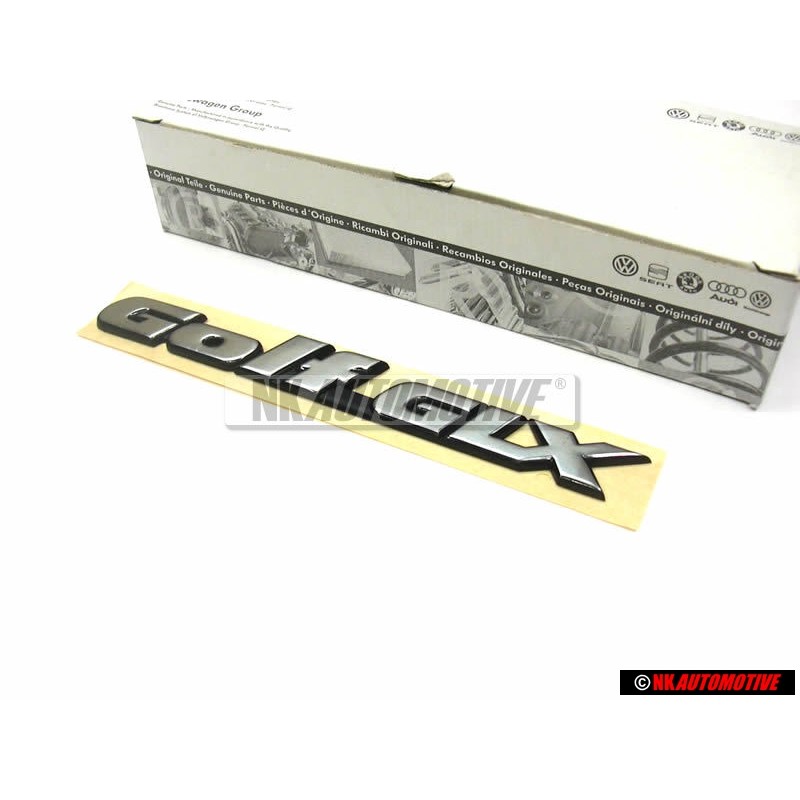 VW Original GOLF GLX Arrière Embleme Monogramme Logo - 1H6853687AKGX2