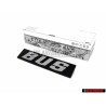 VW Original BUS Arrière Embleme Monogramme Logo Argent Brossé - 255853689