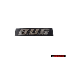 VW Original BUS Arrière Embleme Monogramme Logo Argent Brossé - 255853689