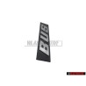 VW Original BUS Arrière Embleme Monogramme Logo Argent Brossé - 255853689