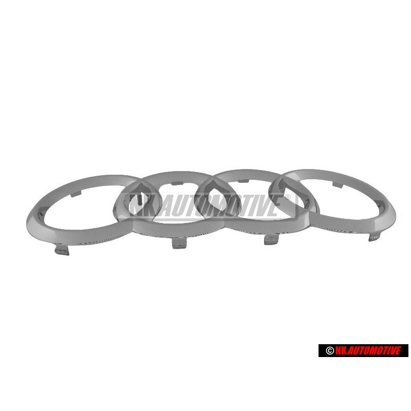 Audi Original Anneaux Avant Embleme Logo Chrome - 4H0853605C 2ZZ