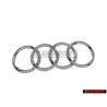 Audi Original Anneaux Avant Embleme Logo Chrome - 4H0853605C 2ZZ