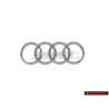 Audi Original Anneaux Avant Embleme Logo Chrome - 4H0853605C 2ZZ
