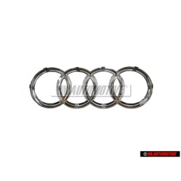 Audi Original Anneaux Avant Embleme Logo Chrome - 4H0853605C 2ZZ