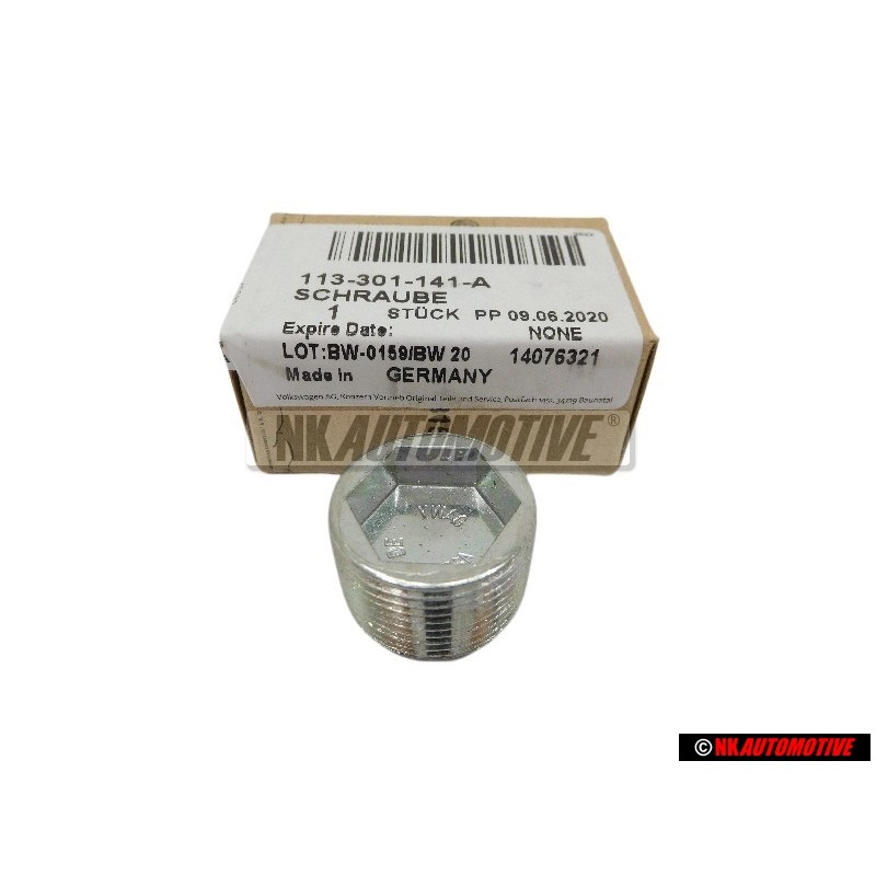 VW Original Vis-Bouchon Vidange,Nagnetique - 113301141A