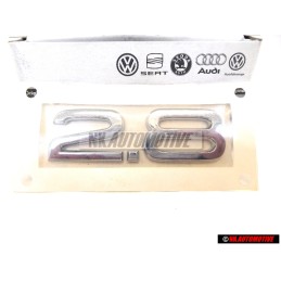 Audi Original 2.8 Arrière Embleme Monogramme Logo Chrome - 4B0853743L 2ZZ