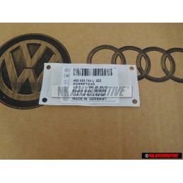 Audi Original 2.8 Arrière Embleme Monogramme Logo Chrome - 4B0853743L 2ZZ