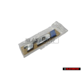 VW Original TDI Arrière Embleme Monogramme Logo Chrome Bleu - 7D0853675C HCE