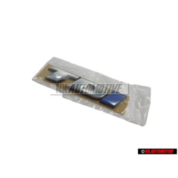VW Original TDI Arrière Embleme Monogramme Logo Chrome Bleu - 7D0853675C HCE