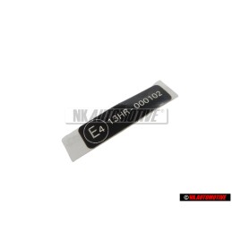 VW Original Plaque Du Constructeur - 1C0000279