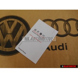VW Original Plaque Indicatrice 'Unite De Commande 100' - 000010006