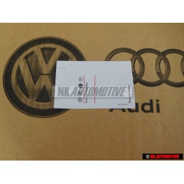 VW Original Plaque Indicatrice 'Unite De Commande 100' - 000010006