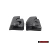2x VW Original Attache Pr. Ceinture Securite Noir Satine - 357857837 01C