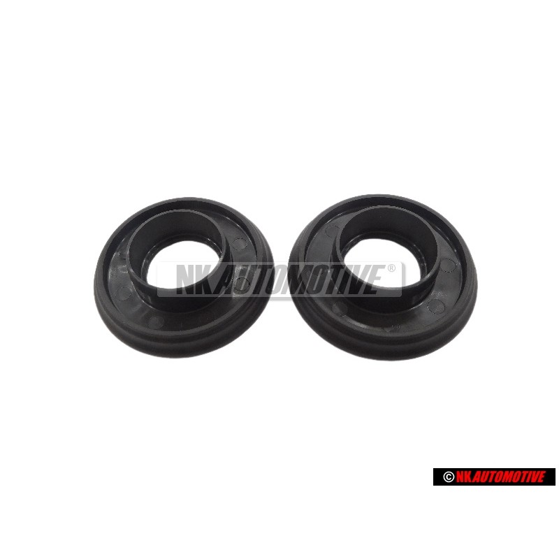 2x VW Original Cache Noir Satine - 535881680 01C