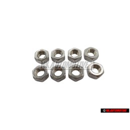 8x VW Original Ecrou 6 Pans - N 01100627