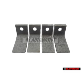 4x VW Original Plaque De Fixation Pour Charniere De Porte - 191809653