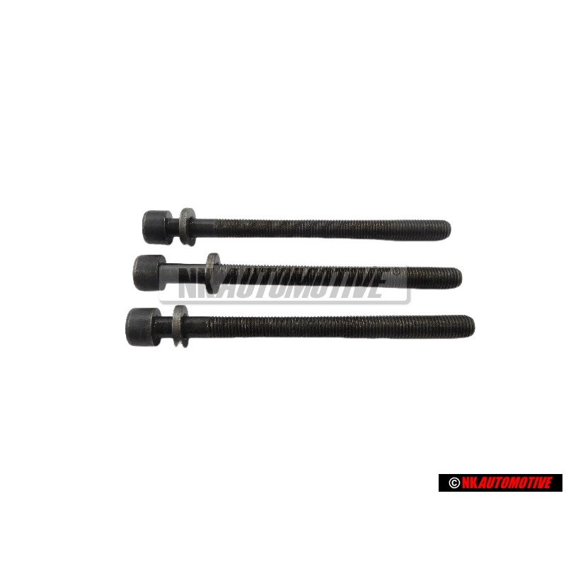 3x VW Original Vis A Tete Cylindrique Avec Empr. 