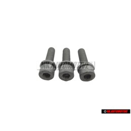 3x VW Original Vis A Tete Cylindrique Avec Six Pans Internes - N 90355902