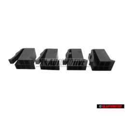 4x VW Original Boitier A Fiche Plate - 357959869