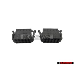 2x VW Original Boitier Contact Plat Avec Verrouillage P Contact - 191972725