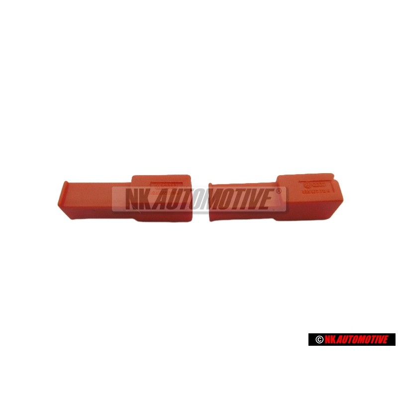 2x VW Original Boitier A Fiche Plate Male - 535972711H